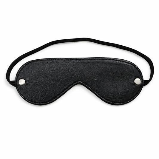 Noir Leather Blindfold